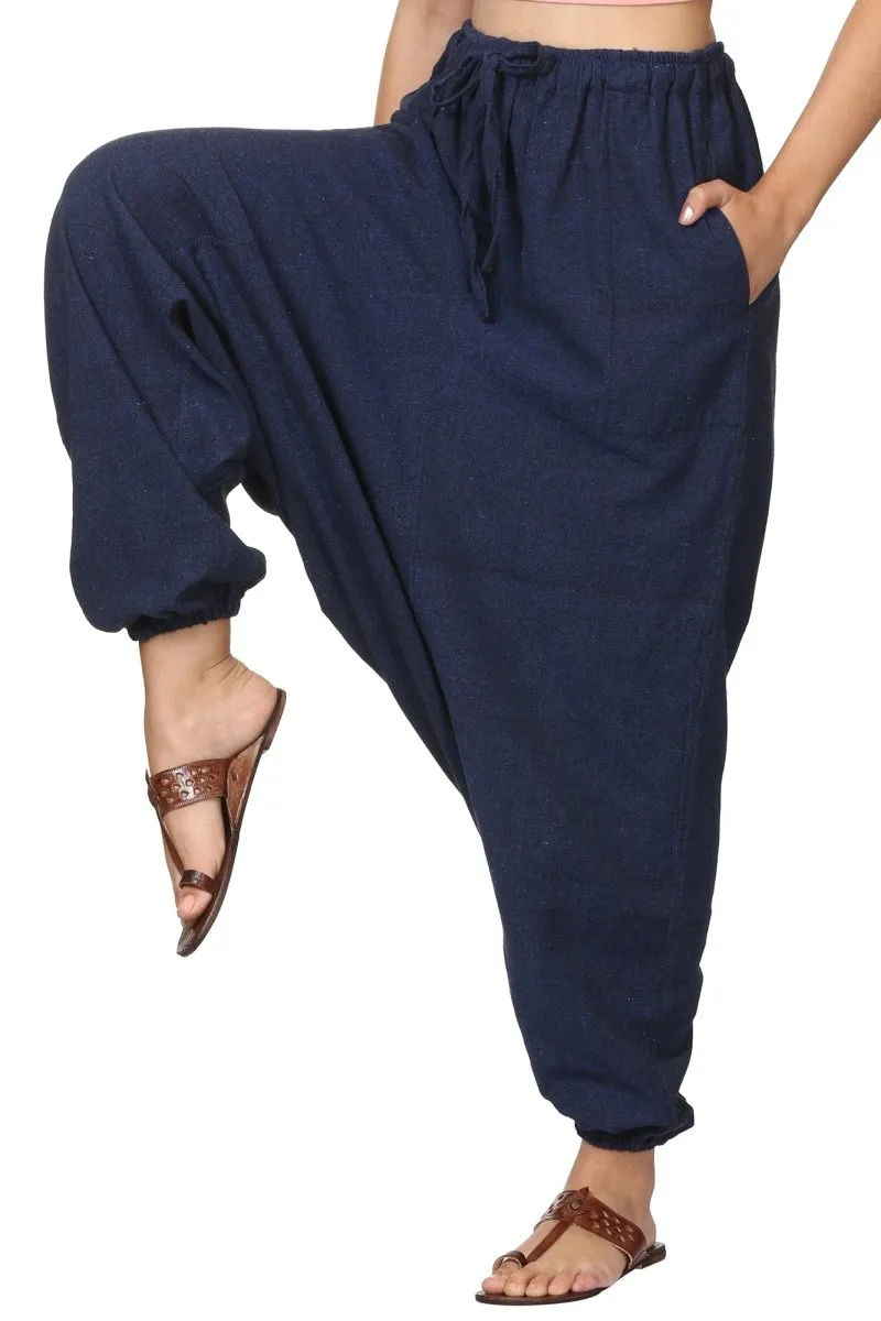 Women's Harem Pant | Dark Blue | Fits Waist Size 28" to 36"