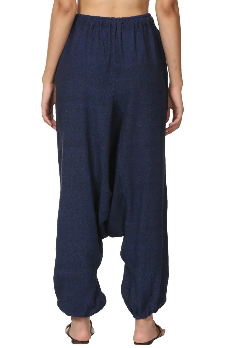 Women's Harem Pant | Dark Blue | Fits Waist Size 28" to 36"